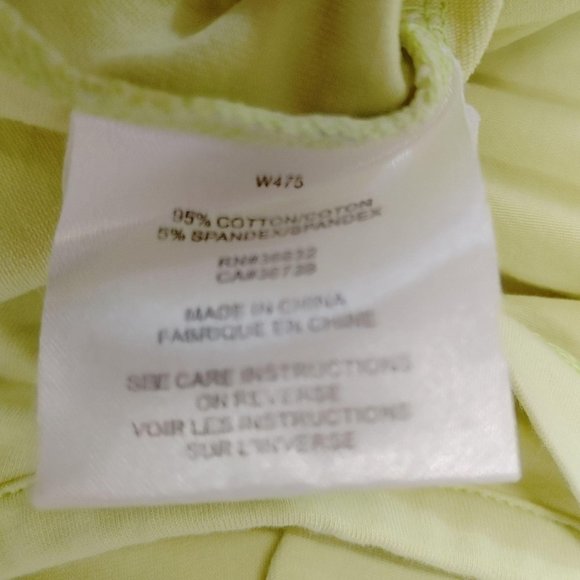 Urban Haggar Women's Tank Top Size Large Yellow Co - Picture 4 of 5